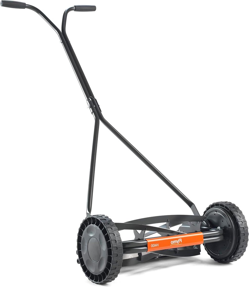 Cilinder Grasmaaier - Handmaaier Gazon - Gazon Onderhoud - Wrijvingsarme Messen - 40cm Maaibreedte - Groen
