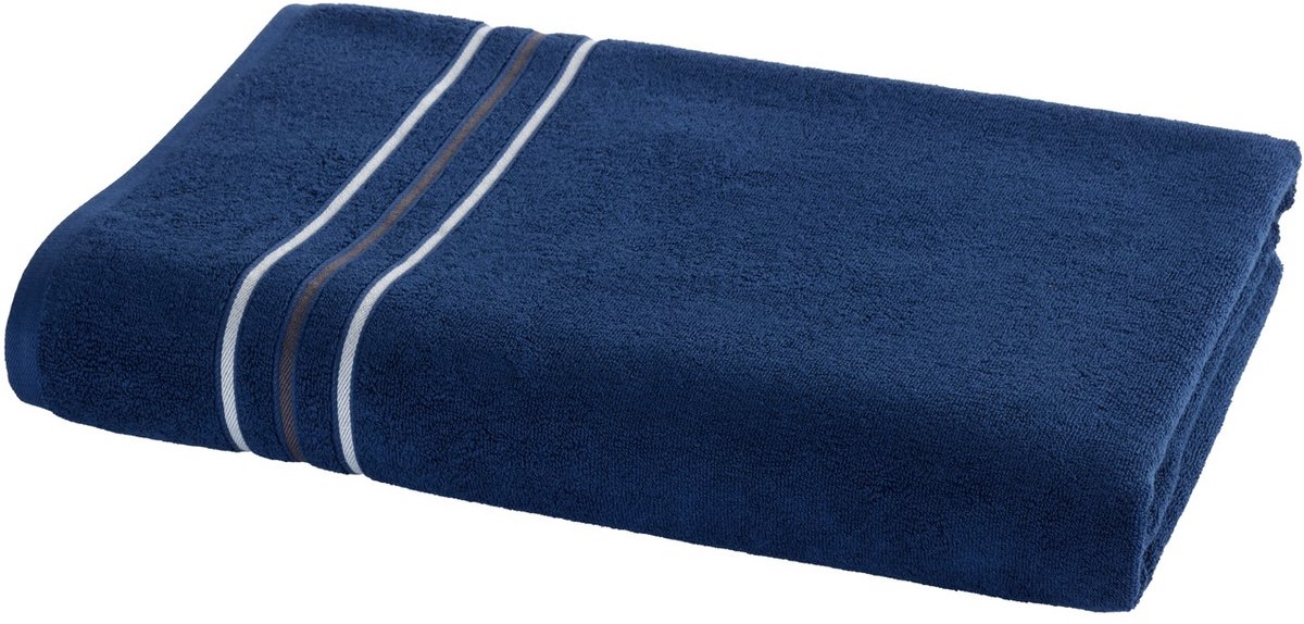 Moodit Badlaken Empress - Navy Blue - 100 x 150 cm - Blauw - Katoen