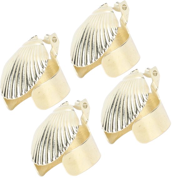 Diyeeni Automatische Kaarsendover 4 Stuks, Metalen Kaarsendovertimer voor Kaarsen van 0,7-1 Inch, Zelfdovende Kaarsenstopper Veiligheidsclip, Elegante Vlammendover voor Pijlerverjaardagskaarsen (GOLD) — afbeelding 5