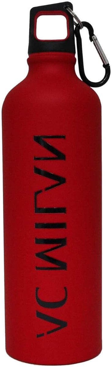 Aluminium Drinkfles - Waterfles Herbruikbaar - Sport en Outdoor - Met Karabijnhaak - 800 ml - Rood