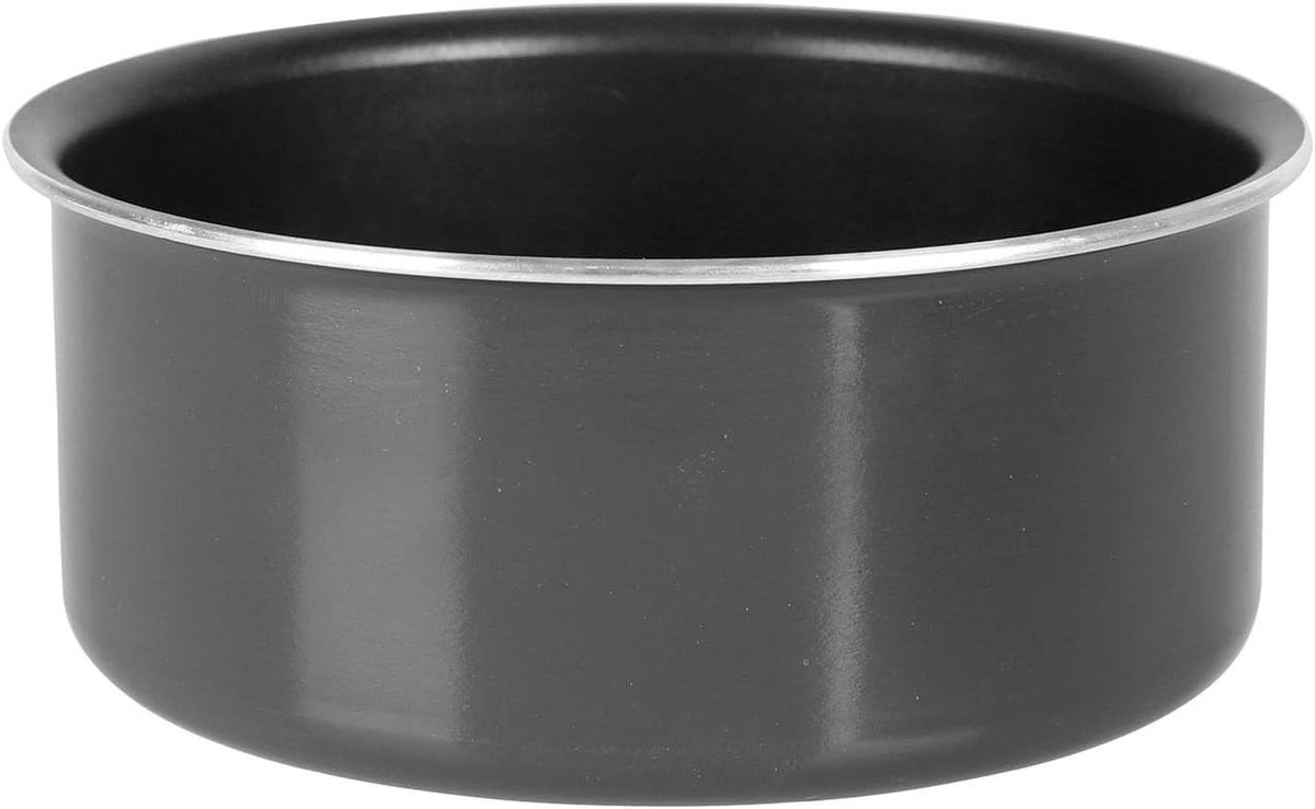 Aluminium Pan Kookpan Sauspan Koken op Inductie Anti-aanbaklaag PFOA-vrij Ø 16 cm Zwart