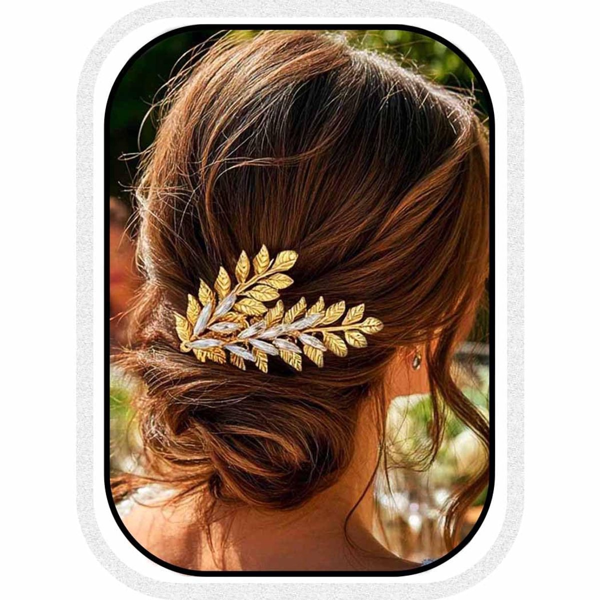 Haarkam strass bruiloft haarstuk Griekse godin haaraccessoires voor vrouwen