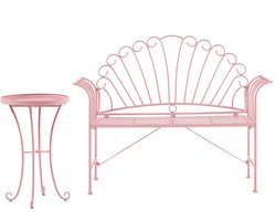 CAVINIA - Bistroset voor 2 - Roze - Metaal