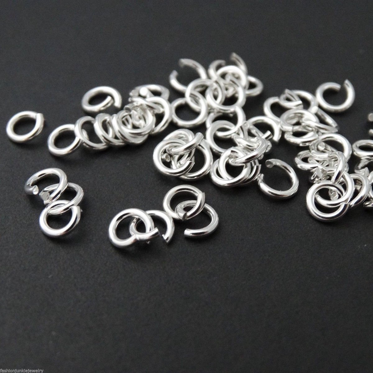 20 Stuks Open Jump Rings 5mm 20 Gauge - Sterling Zilver