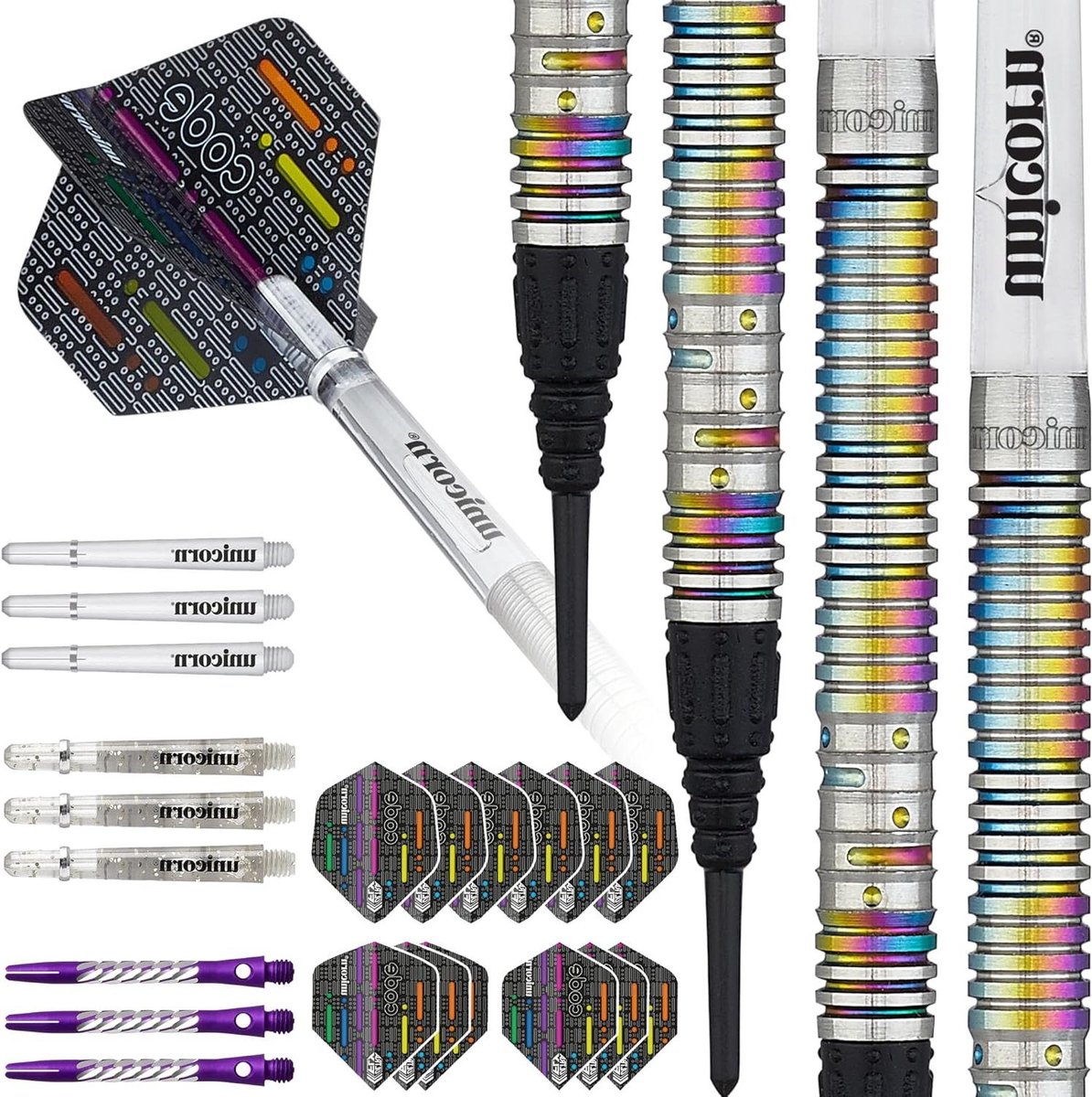 Zachte Darts - Dartpijlen Set - Precisie Werpen - Geheime Code - 18 Gr. - Zilver