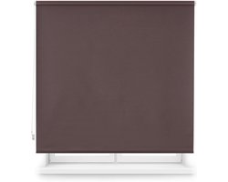 Verduisteringsrolgordijn - Verduisterend gordijn Gordijnstof - Slaapverbetering - Volledige lichtblokkering - 140 x 175 cm - Grijs