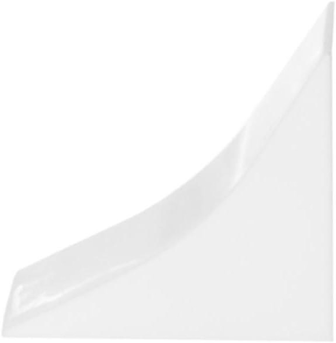 Werkblad Eindkap - Spatrand Afwerking - Keuken Afwerken - Vochtbestendig PVC - 23x23 mm - Wit