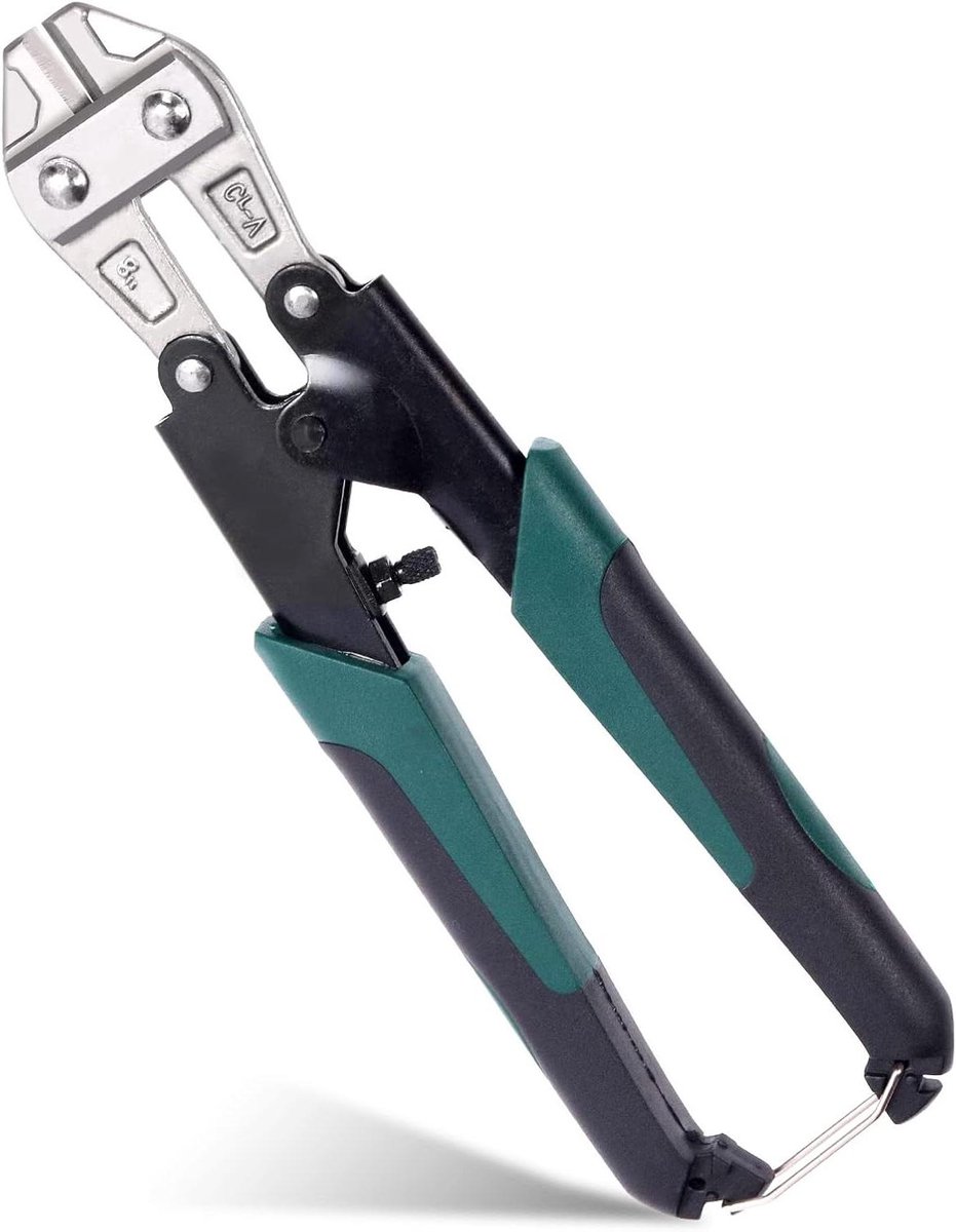 Mini Boutensnijder - Draadknipper Tang - Kettingen Knippen - Verchroomd Staal - 20 cm - Groen Zwart