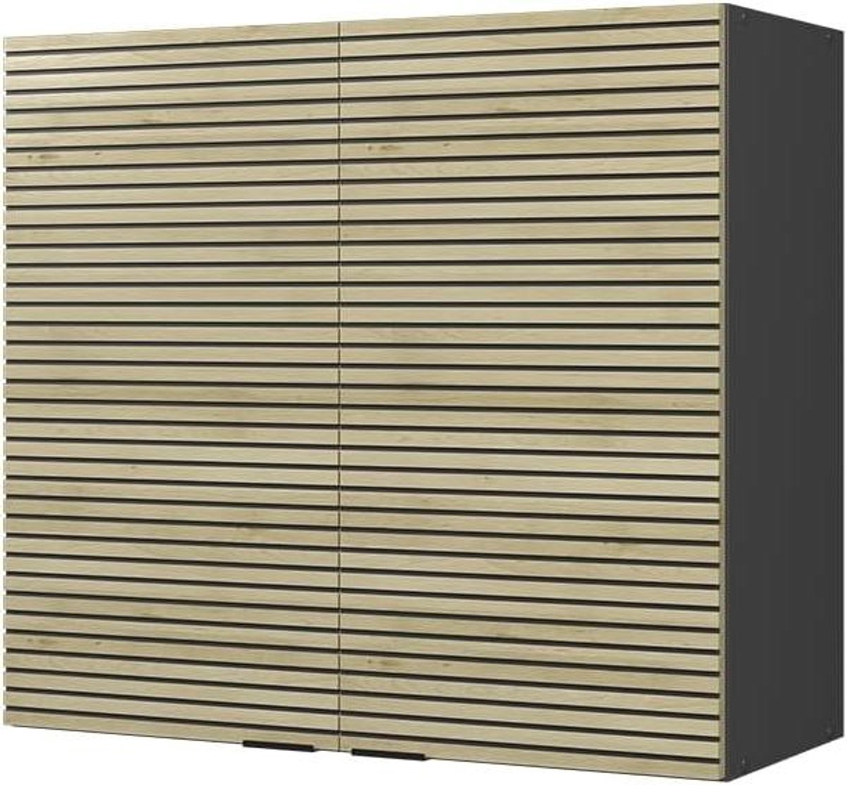 Keukenkast Wandkast - Keukenmeubel Kastje - Keuken Opbergen - Soft-close Scharnieren - 80 cm Breed - Eiken