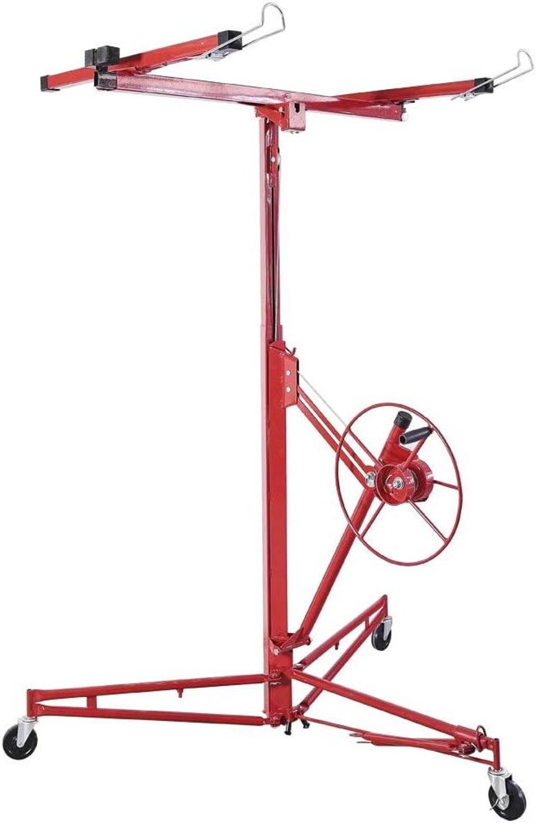 Plaatlift XXL - Gipsplaatlift Montagehulp - Plafonds Plaatsen - Kantelbaar Schuine Dak - 140-350 cm - Grijs