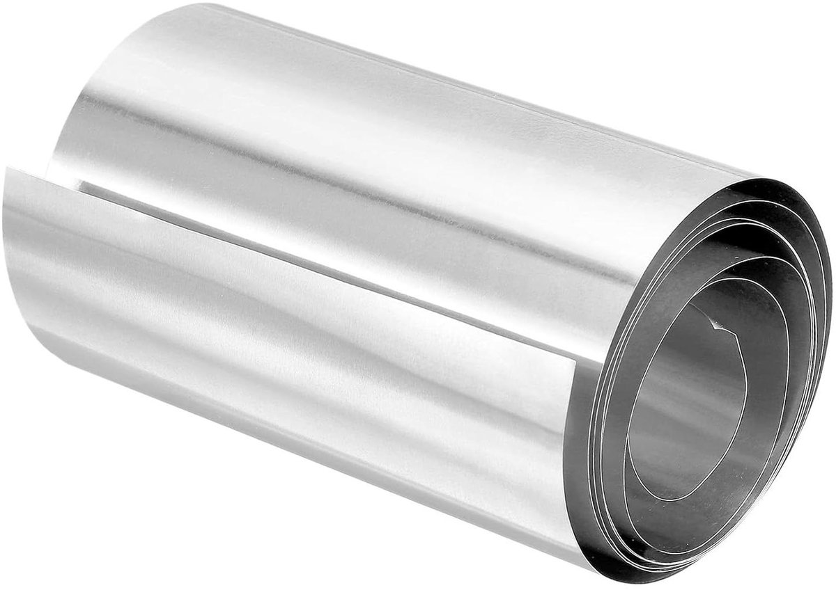 Aluminium Plaat - Aluminium Rol - Doe-het-zelf Projecten - Corrosiebestendig Materiaal - 100 mm x 1 m - Zilver