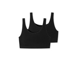 Schiesser 2 PACK Bustier 95/5 zonder cups - Dames Beha zwart