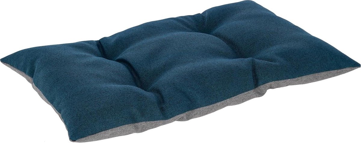 Ligkussen Hond - Hondenmat - Comfortabel Rusten - Dubbelzijdig Bruikbaar - 70x45x9 cm - Grijs Petrol