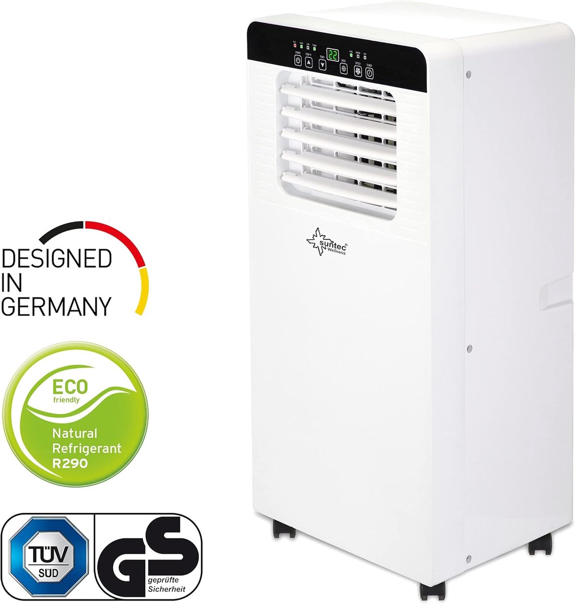 Mobiele Airconditioner tot 25 m² | Koeler & Ontvochtiger met Natuurlijk Koudemiddel | 7.000 BTU/h | Voor Thuis & Kantoor thumbnail 5