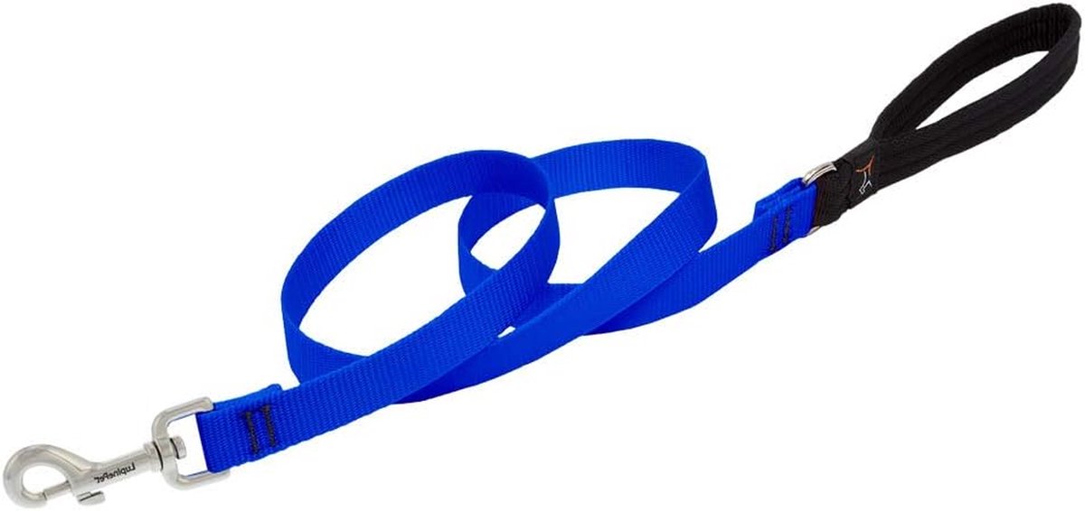 Hondenriem - Hondenlijn - Veilig uitlaten - Gestreept patroon - 3/4 inch breed 4 voet lang - Blauw