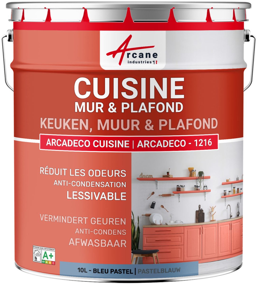 Wasbare keukenverf, muur en plafond: ARCADECO - 1216