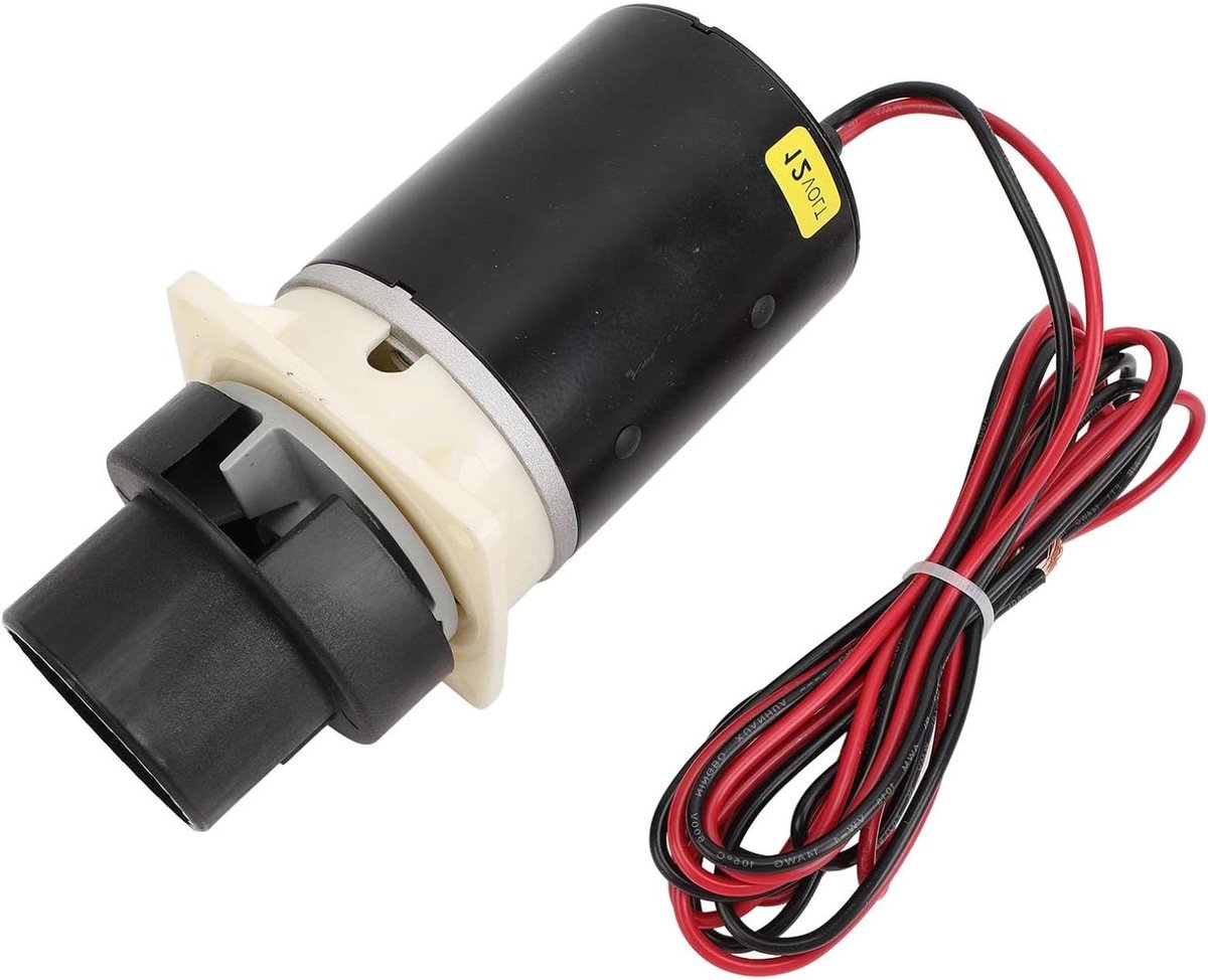 Afvalwaterpomp Camper - Toiletpomp Vuilwaterpomp - Afvalwater Verwerken - Stille Spoeltechnologie - 12 Volt - Zwart