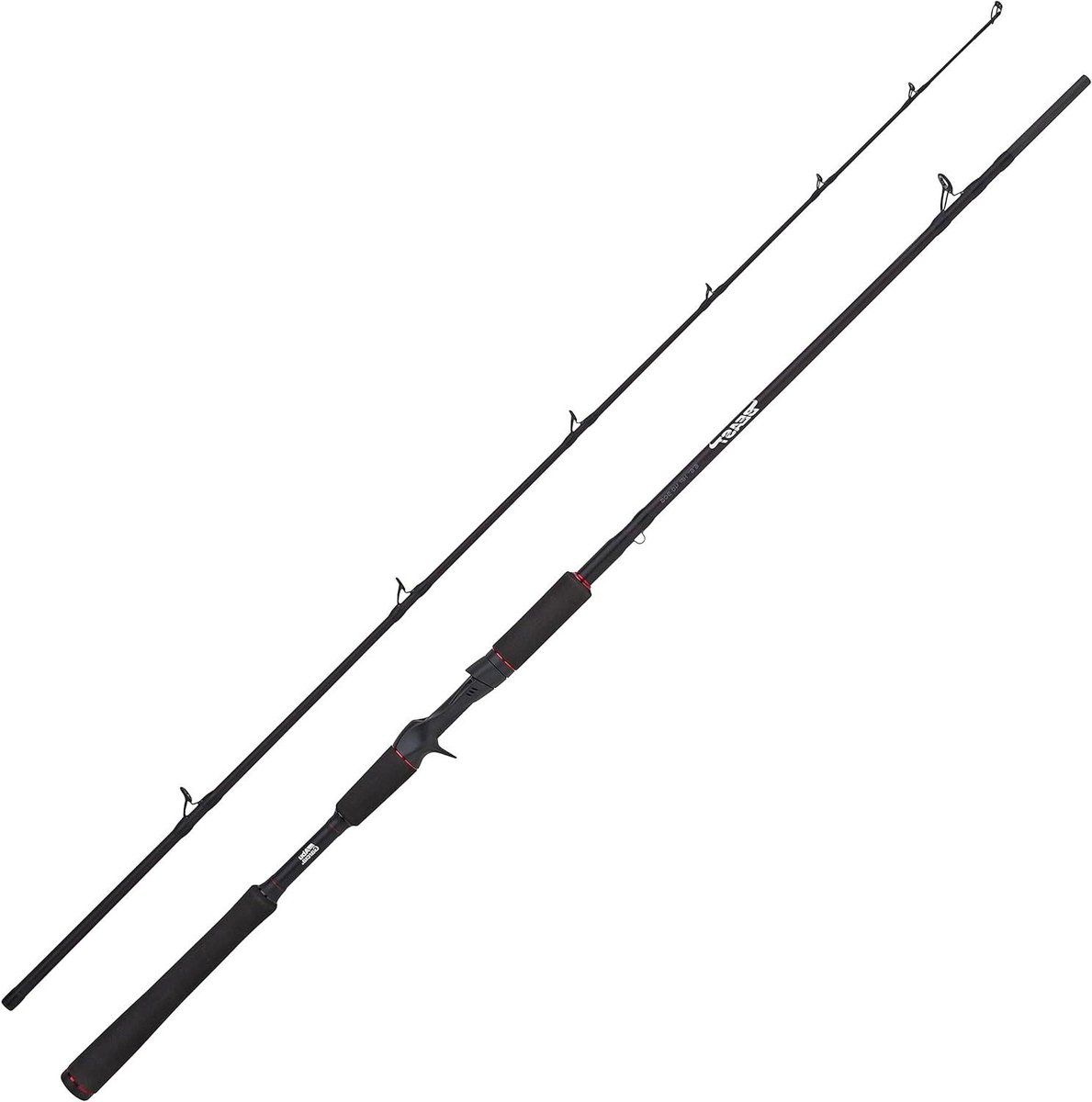 Jerkbait Vishengel - Hengel Hengelset - Vissen op snoek - Supersterke carbon blanks - 1.98m 40-90g - Donkerbruin