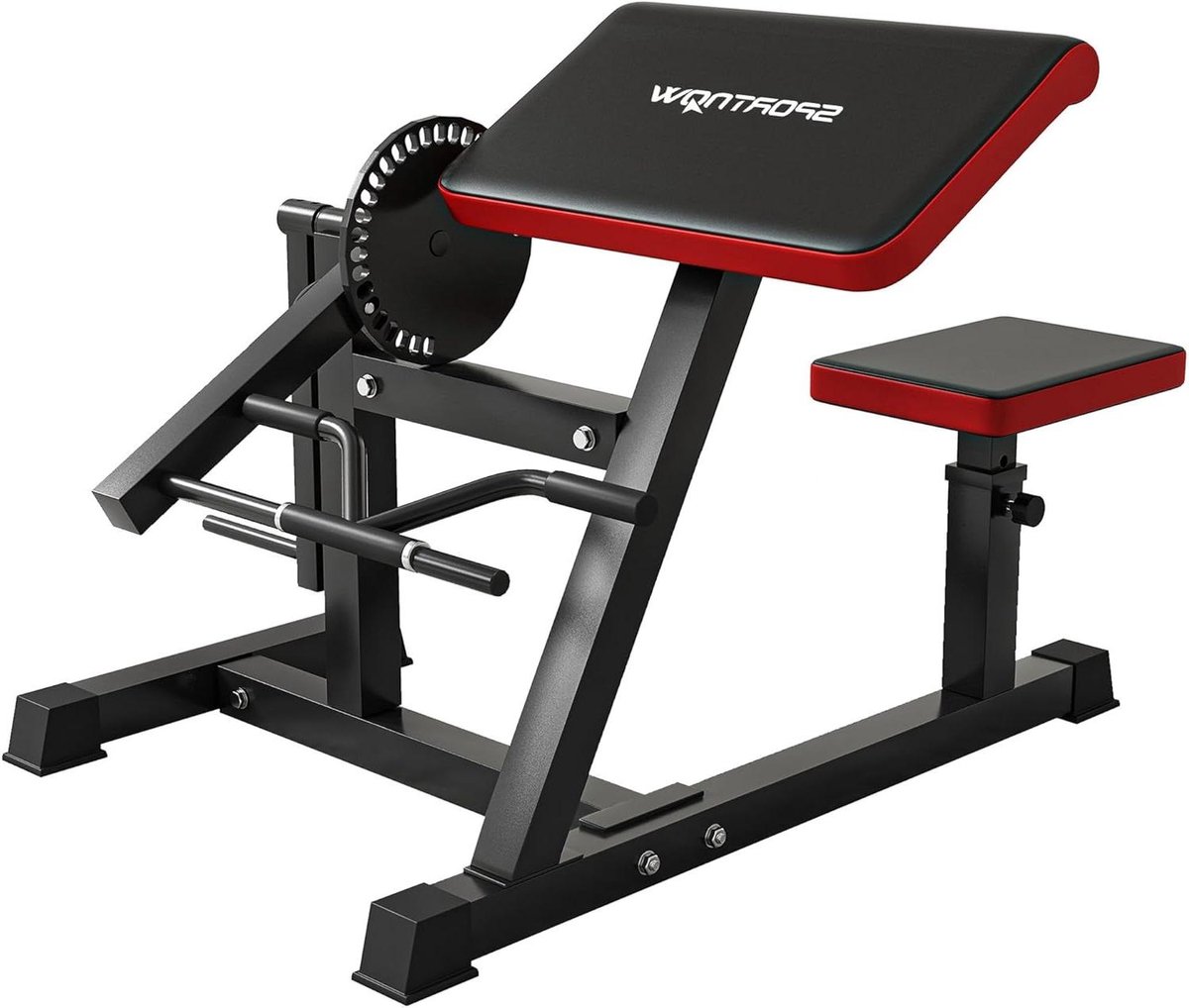Biceps Triceps Curlbank - Fitnessapparaat Krachttraining - Bovenlichaam Trainen - 5-traps Verstelbare Zitting - 105 x 95 x 80 cm