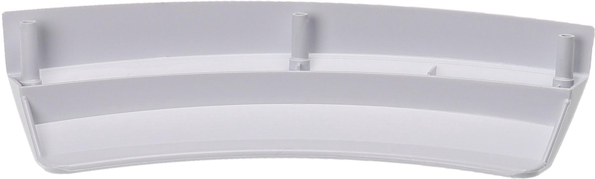 vhbw Deurgreep compatibel met Bosch WTV74105GB, WTV74105, WTV74300, WTV741D0NL, WTV74180NL, WTV74160NL, WTV74300FF, WTV74300EE droger, kunststof, wit