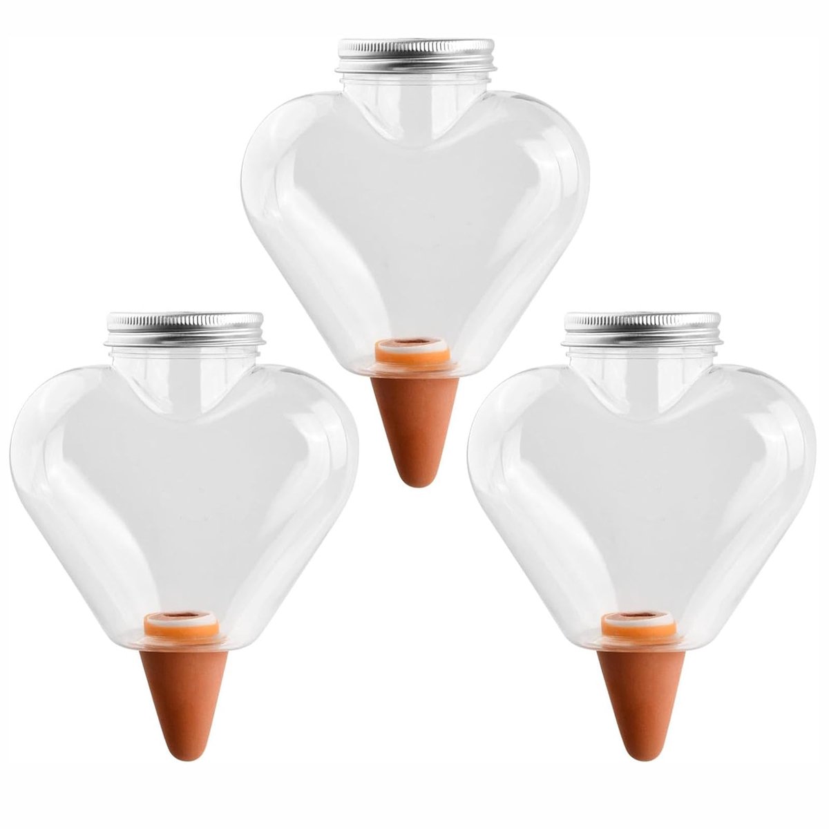 3 stuks plantenbewateraar, zelfbewaterende bollen, plantenspikes insert, tuinbewateringstoestellen, automatisch irrigatie-apparaat voor automatische irrigatie, plantenbak, inzetstuk (500 ml,