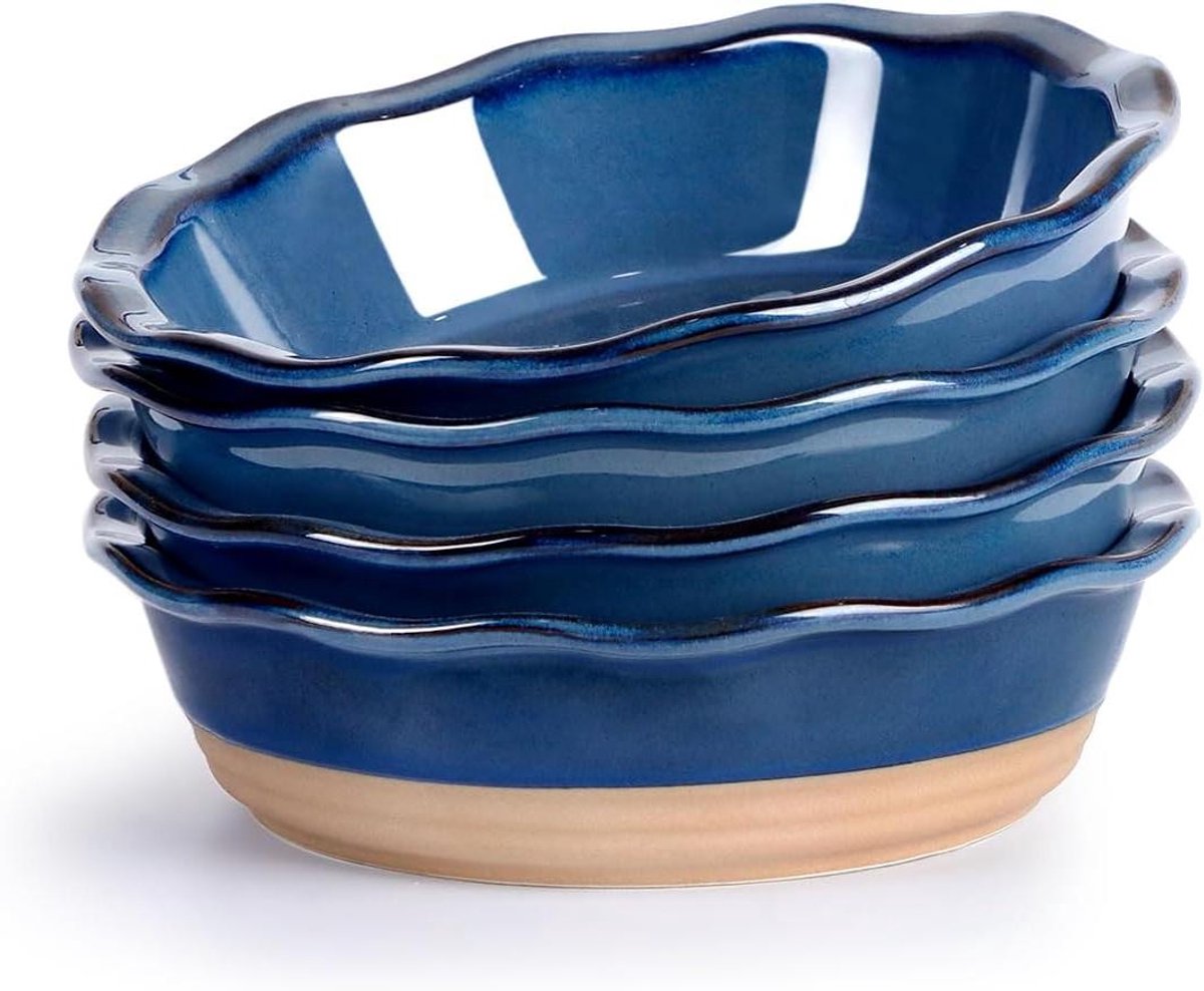 Set van 4 Ronde Taartvormen 16,5 cm - Bakvormen voor Desserts en Individuele Taarten
