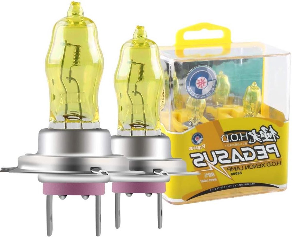 Halogeen Lampen - Gouden Geel - Verbeterde Zichtbaarheid - Krachtige Lichtopbrengst - 100W 12V - Geel