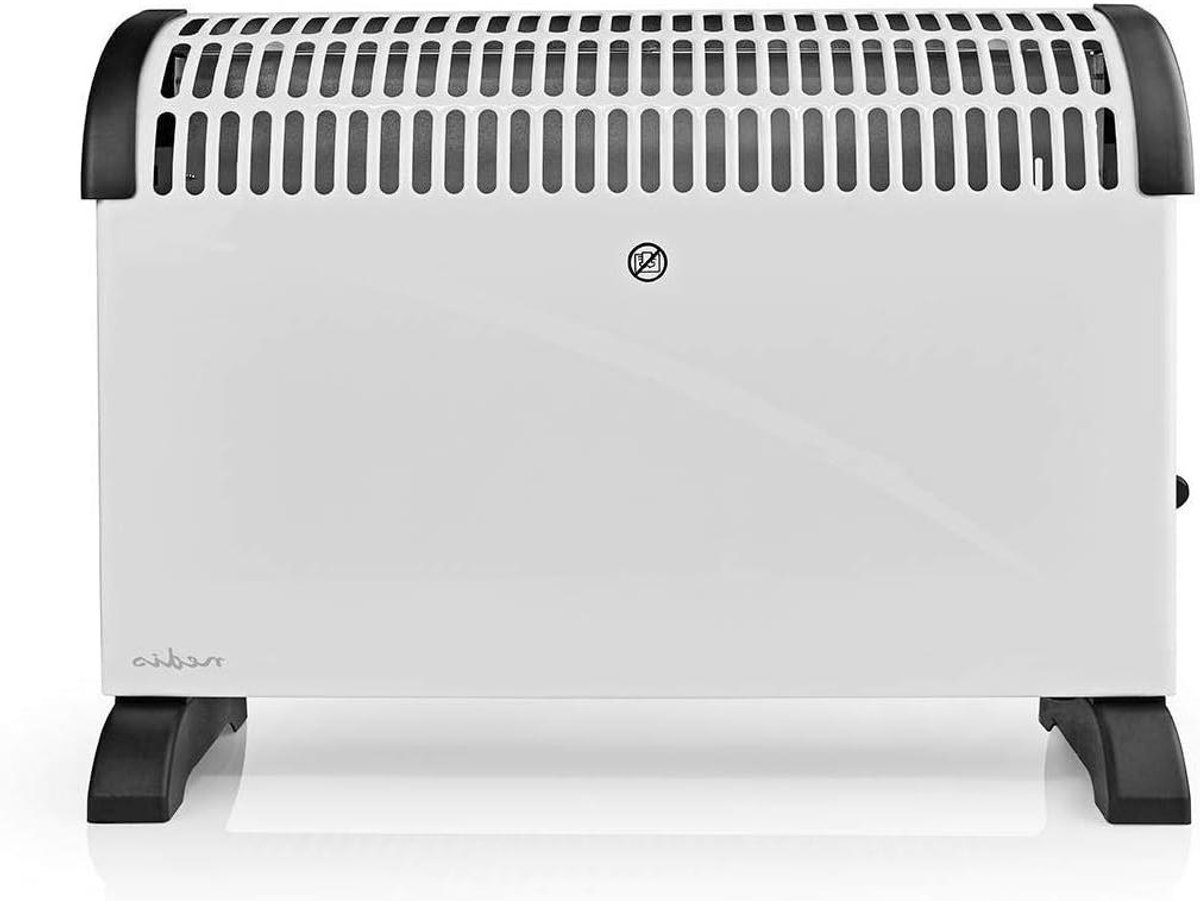 Convectie Verwarmer - Elektrische Kachel - Ruimte Verwarmen - Energiezuinig - 2000 Watt - Wit