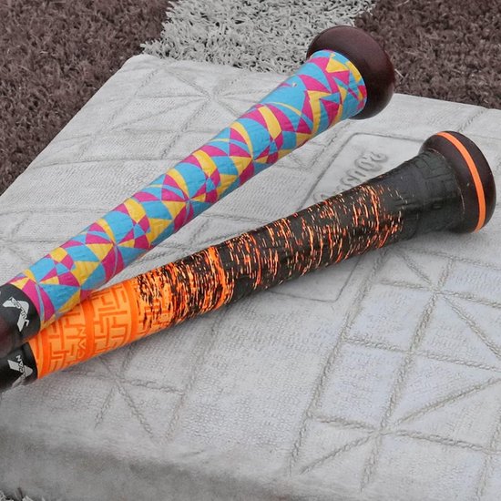Honkbal Knuppel Grip - Knuppel Tape - Verbeteren Slagcontrole - Maximale Gevoel - 6 inch Hoogte - Geel — afbeelding 4