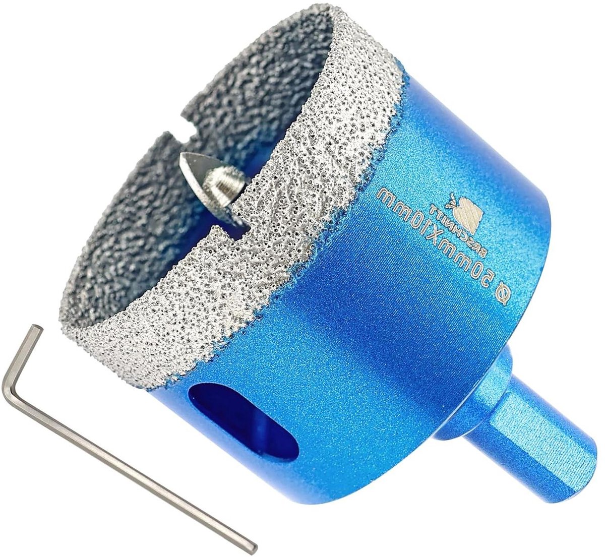 Diamantboor - Gatenzaag - Tegels Boren - Met Pilotboor - 51 cm - Zilver