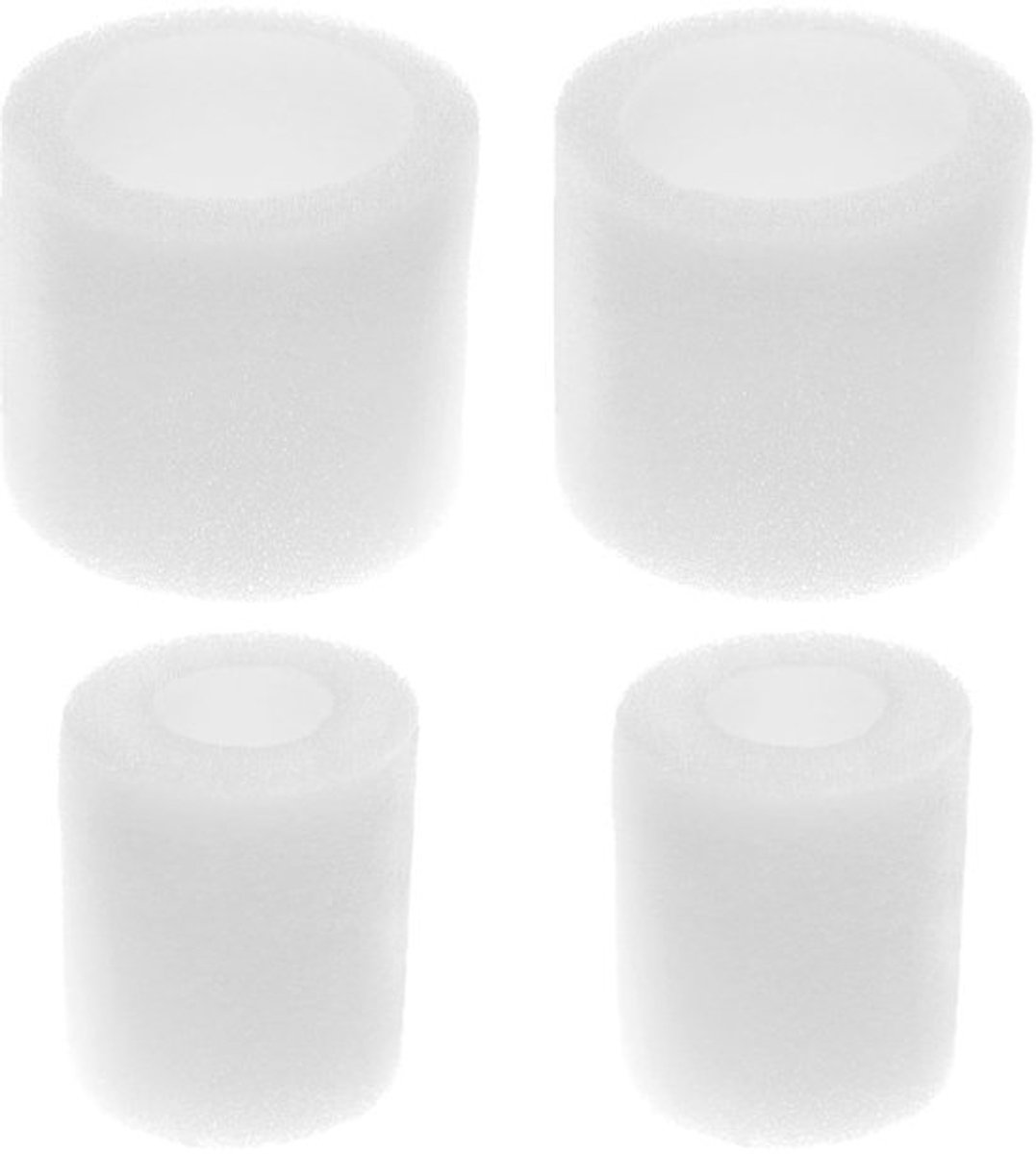 Vt products - RC Auto Luchtfilter - Vervangingsfilters - Wit - Schuim