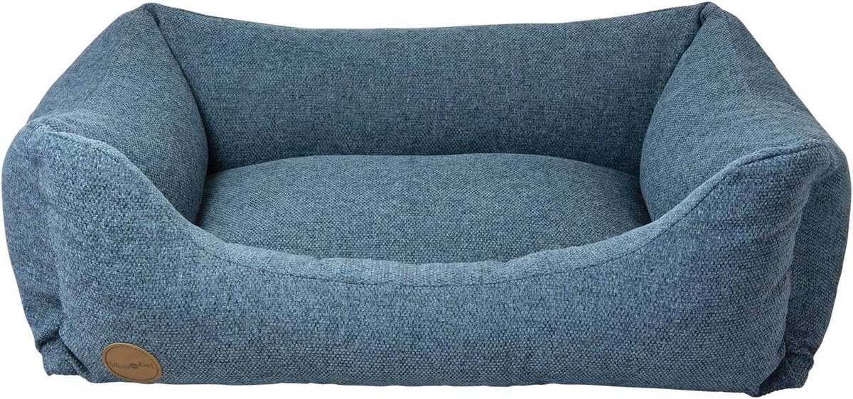 Orthopedische Hondenbank - Hondenmand Hondenkussen - Comfortabel Rusten - Ondersteuning Gewrichten - 80 x 60 x 25 cm - Petrol
