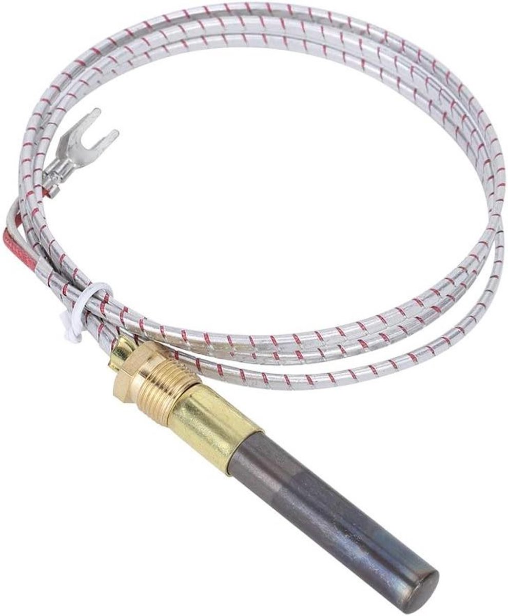 Thermokoppel Vervanging - Thermopile Generator - Gashaard Reparatie - Universele Lengte - 36 inch - Zilver