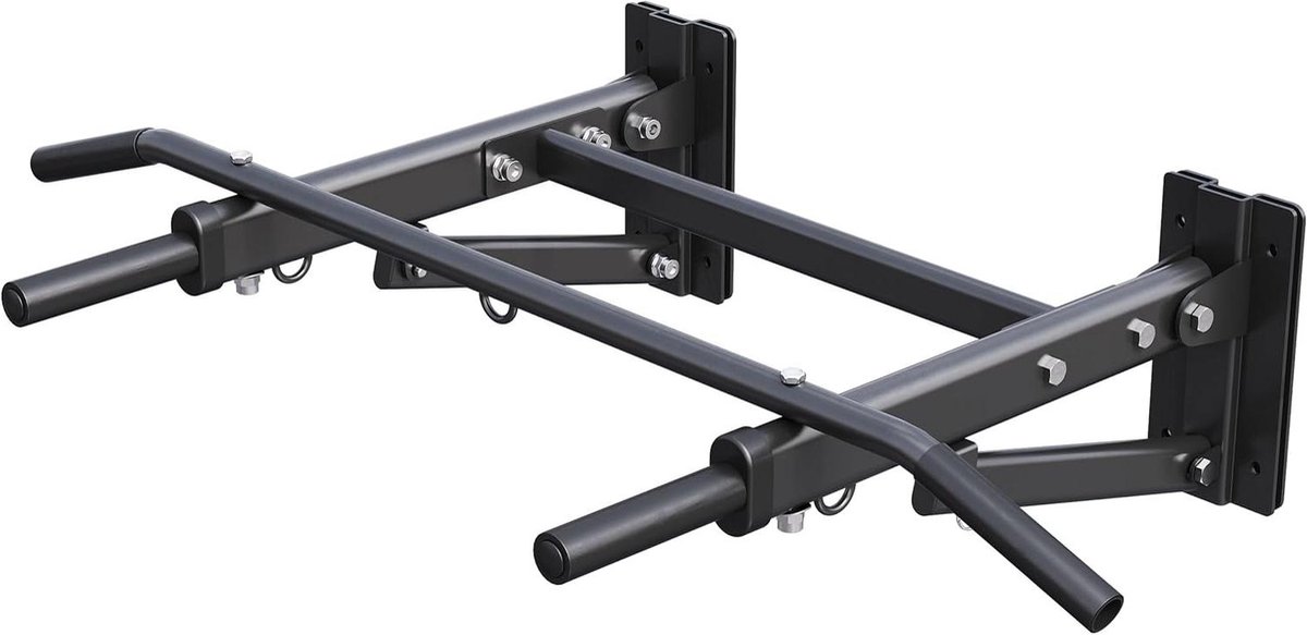 Opvouwbare Wand Pull-up Bar - Fitness Bar Krachtstation - Kracht Training Thuis - 3 Oogringen voor Bokszak