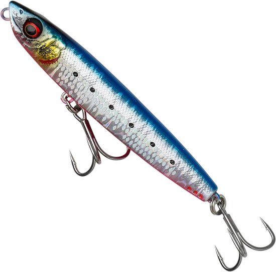 Zeejig Kunstaas - Zinkend Lokaas - Vissen op Zee - Extra Snel Zinkend - 115 cm 63 g - Sardine — afbeelding 3