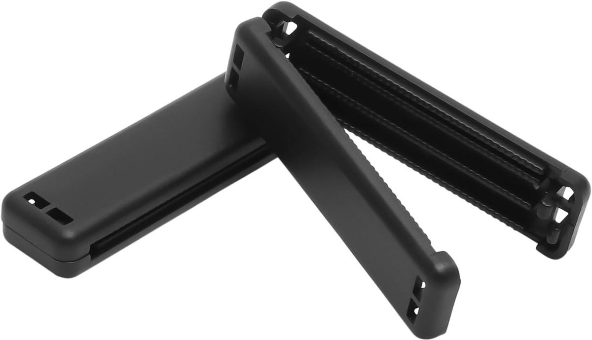 Gordelclip Set - Gordelhouder Riemklem - Comfortabel Rijden - Verstelbare Gordelpositie - 5.5 cm - Zwart