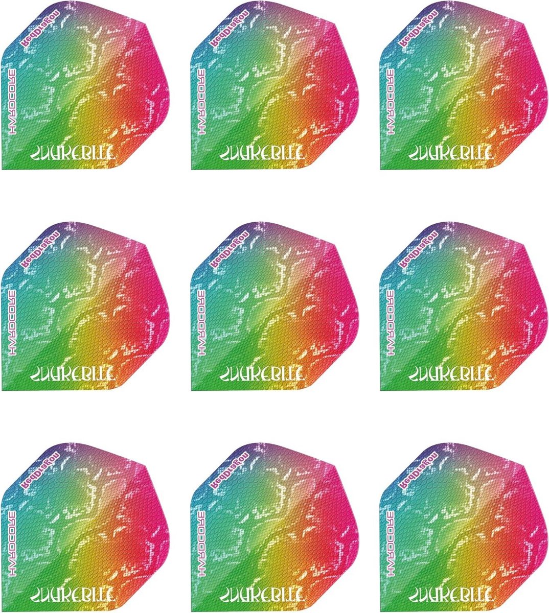 Dart Flights - Vliegjes - Darten - Extra Dikke Kwaliteit - 100 Micron - Multi Snakeskin