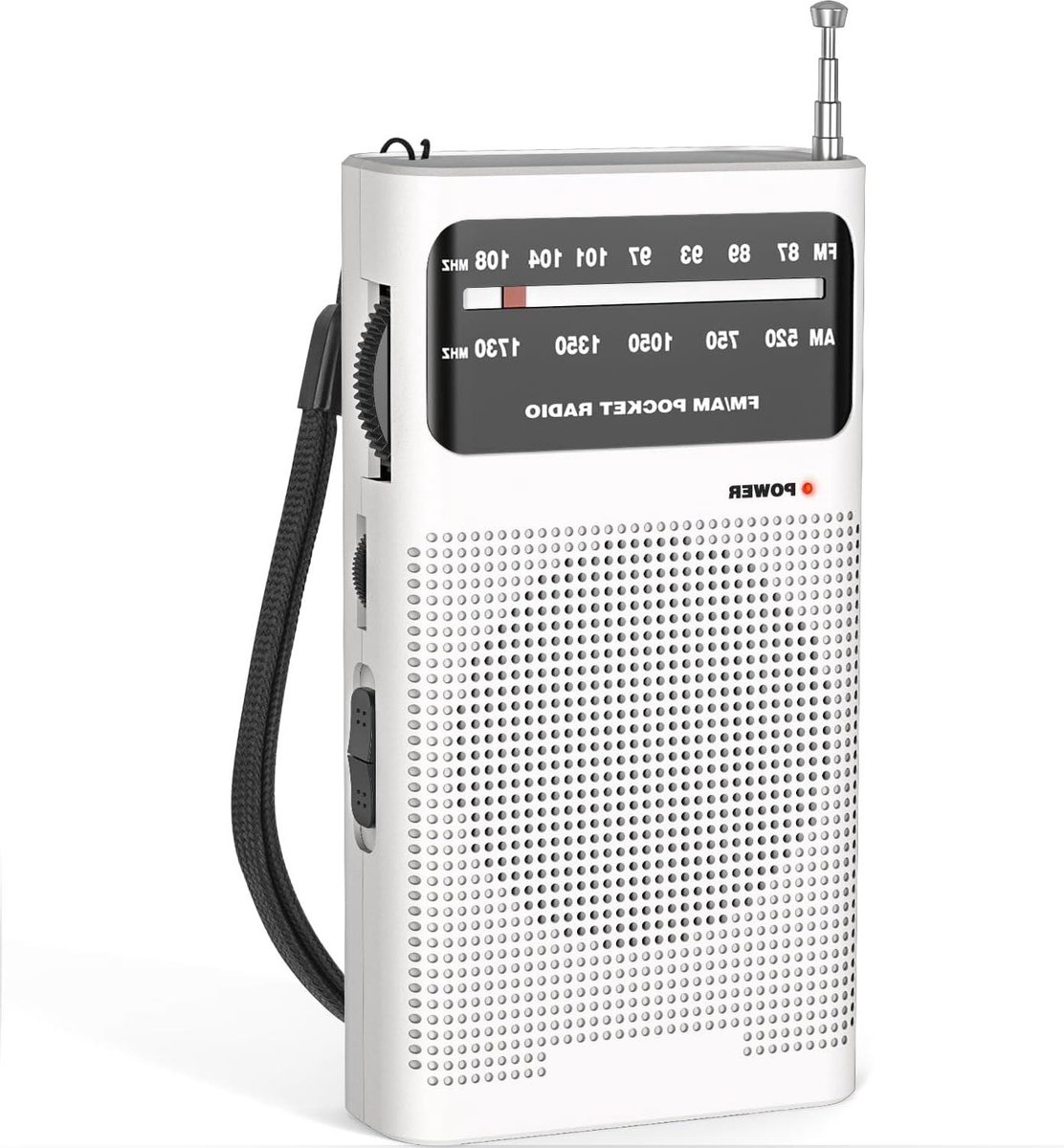 Draagbare Radio - Zakradio FM AM - Luisteren naar muziek - Telescopische antenne - 13 x 4 x 8 cm