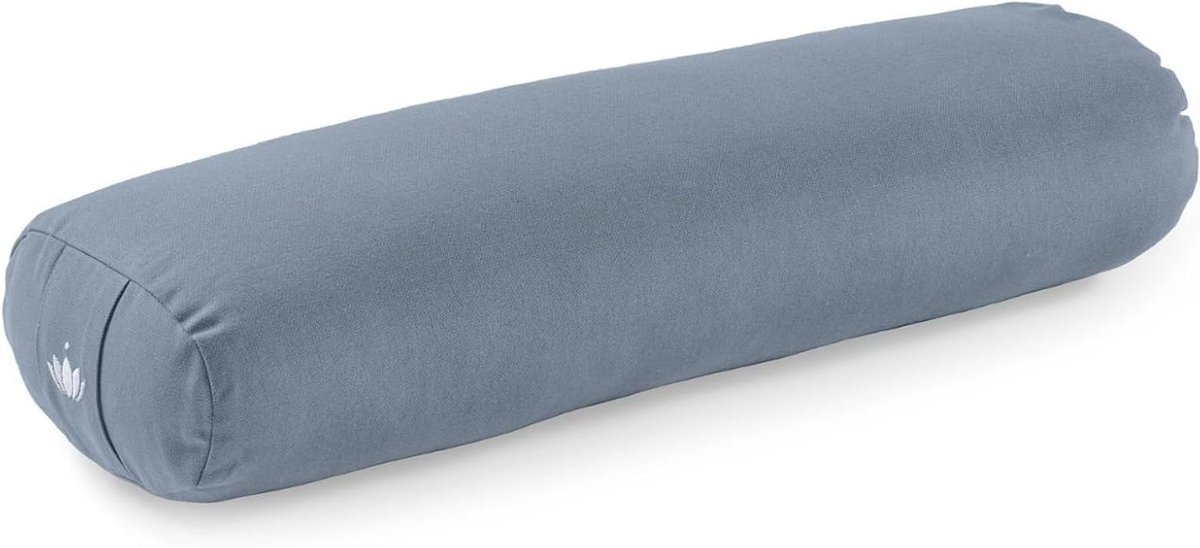 Yoga Rol Kussen - Pilates Bolster - Yin Yoga - Wasbare Hoes - 72 x 20 x 15 cm - Korenbloem