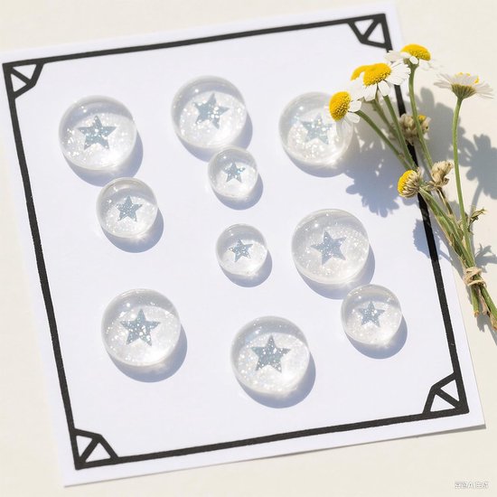 2 stuks cabochon siliconen vormen set, ronde hars edelsteen siliconen mallen cabochon siliconen mallen epoxyhars voor doe-het-zelf hangers halsketting oorbellen sieraden knutselaccessoires — afbeelding 4