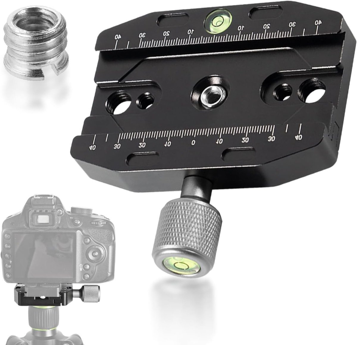 Robuuste 90mm Quick Release Plate Clamp voor Arca-Swiss, Universele Metaal Klem voor Statief en Fotografie Accessoires
