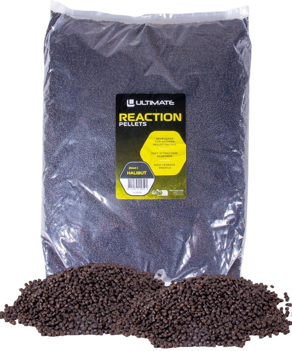 Ultimate Reaction Pellets Halibut 2mm (5kg) - Vispellets