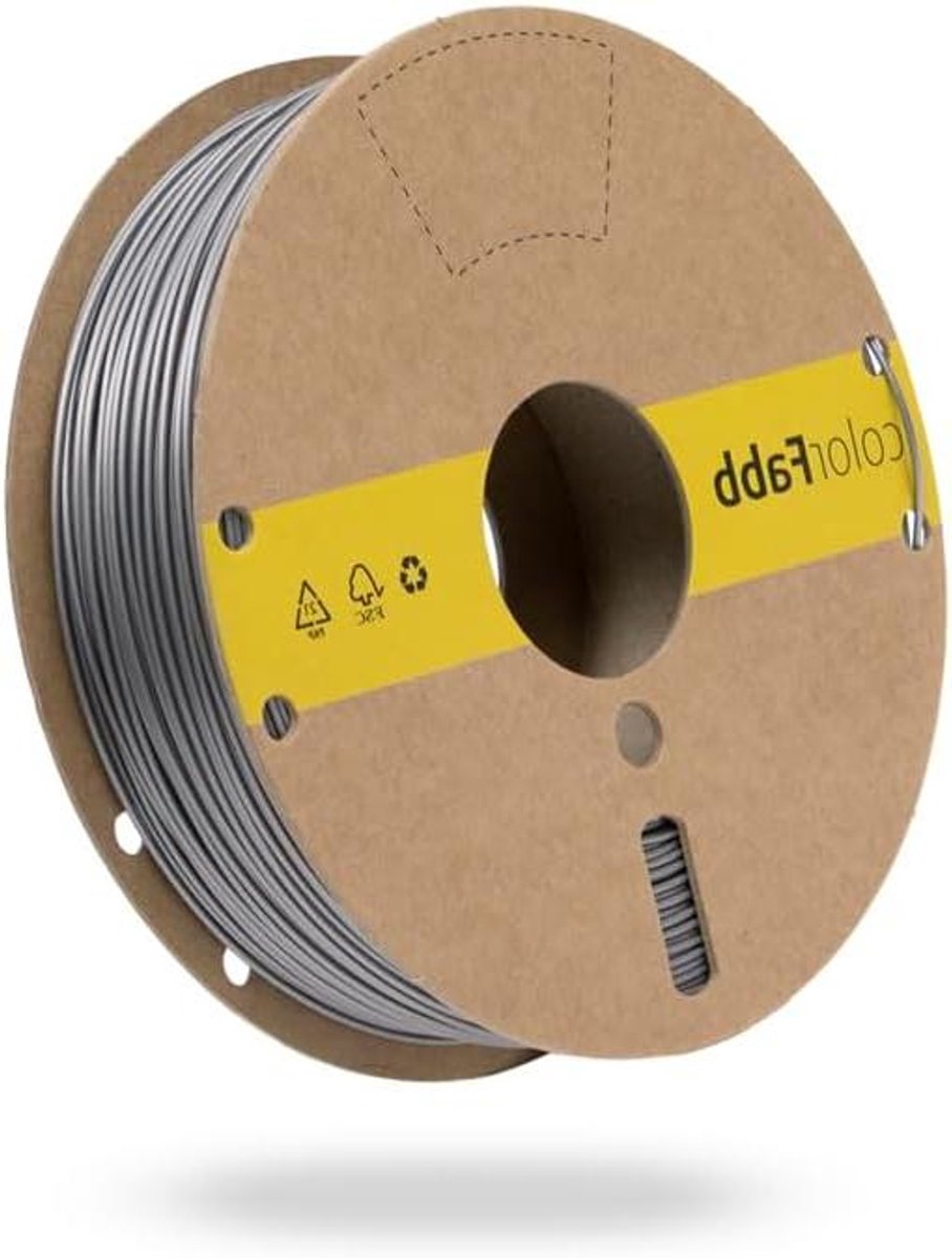 Lichtgewicht 3D-printerfilament Grijs Zilver voor Vliegtuigen en Cosplay, 1,75 mm, 750 g