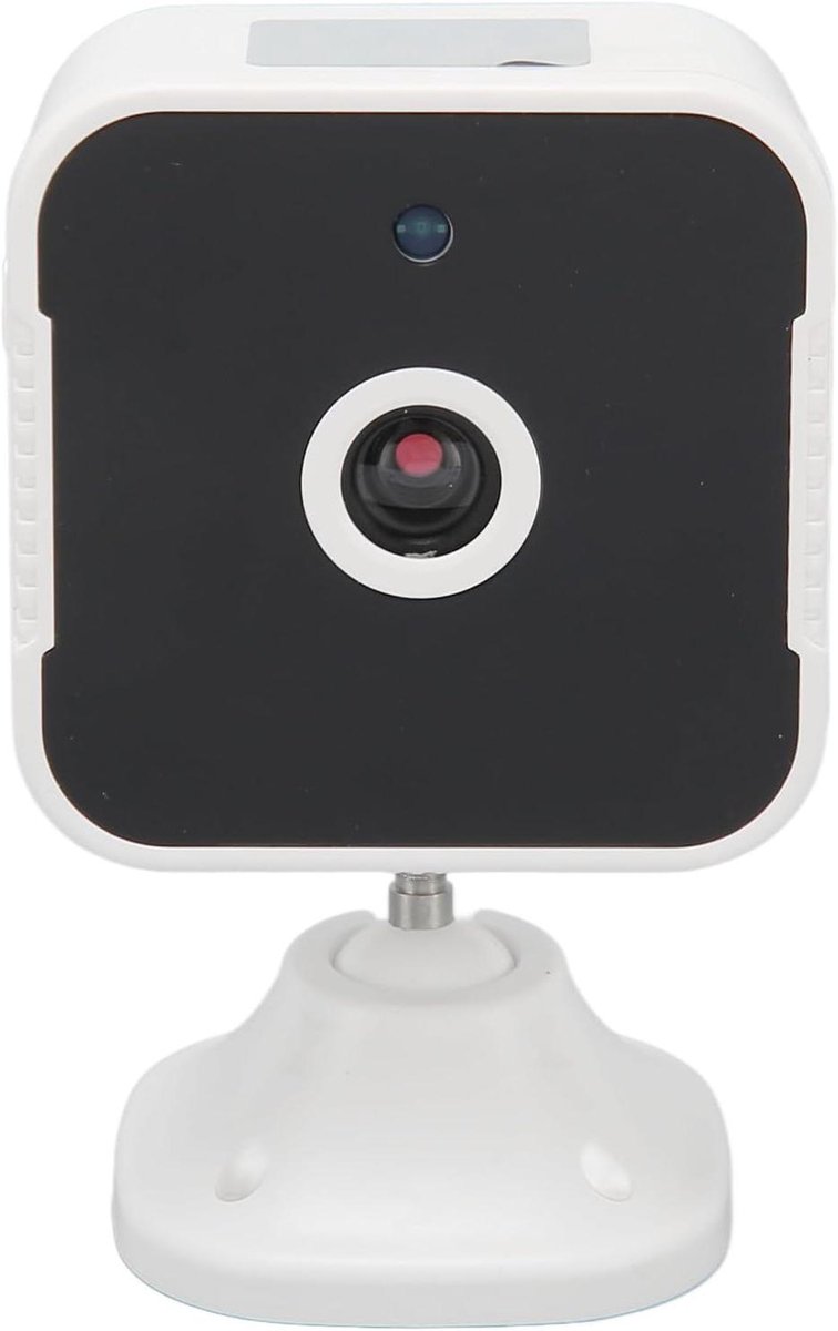 Mini WiFi Camera - Beveiligingscamera Binnen - Huisbewaking - 360 Graden Rotatie - 10 meter Nachtzicht - Wit