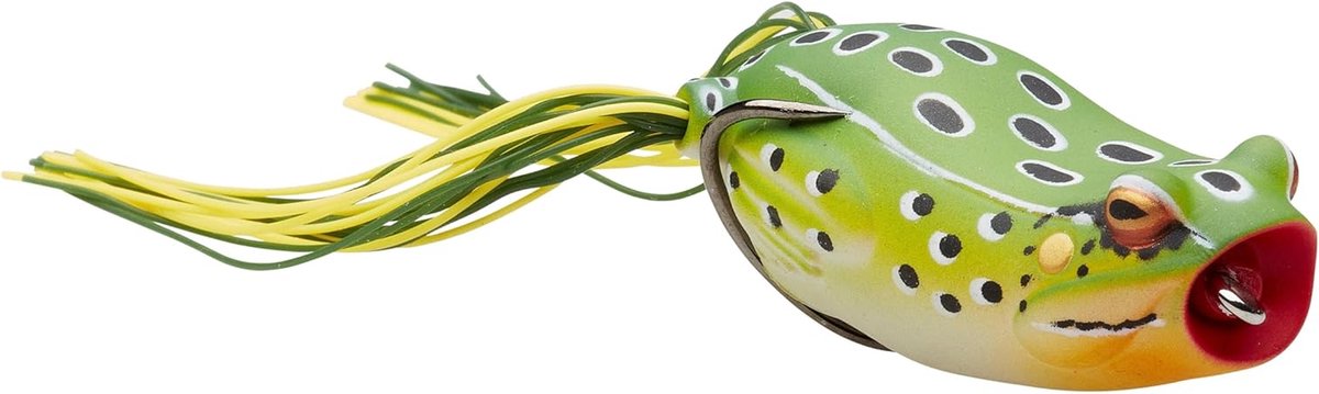 Topwater Kikker Kunstaas met Loop & Popping Actie - Ideaal voor Baars en Roofvis