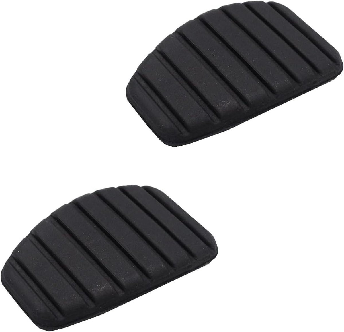Pedaalrubbers - Rempedaalhoes Koppeling - Auto Onderhoud - Hoogwaardig Rubber - 2 stuks - Zwart