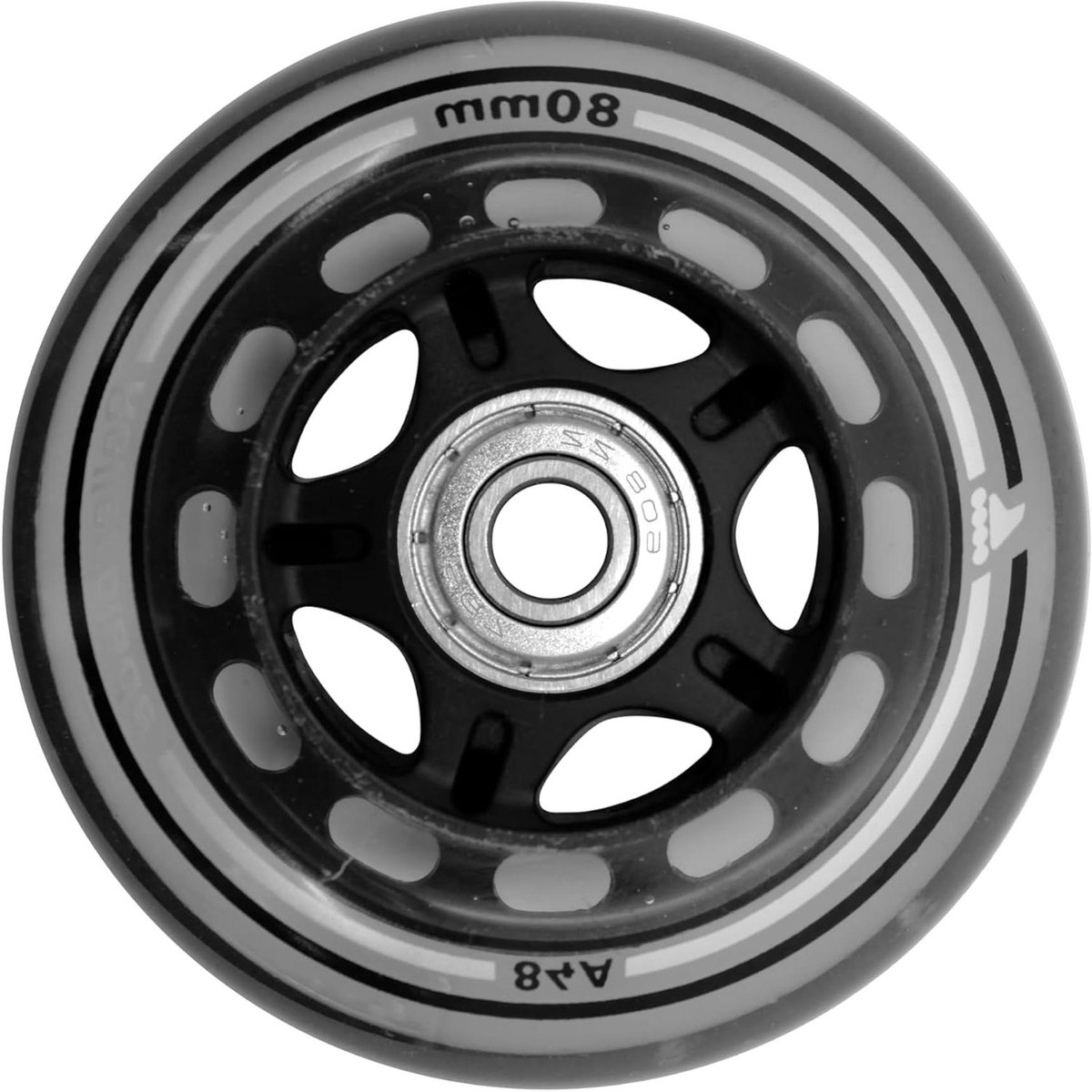 Inline Skate Wielen Skatebanden Lager Onderdelen Vervangen Voorgemonteerd SG7 Lager 80mm Transparant