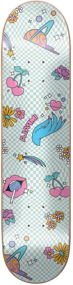 Skateboard Deck Deck Longboard Deck Straat skateboarden Lichtgewicht Ethereal technologie 8.0 x 31.5 inch Meerkleurig