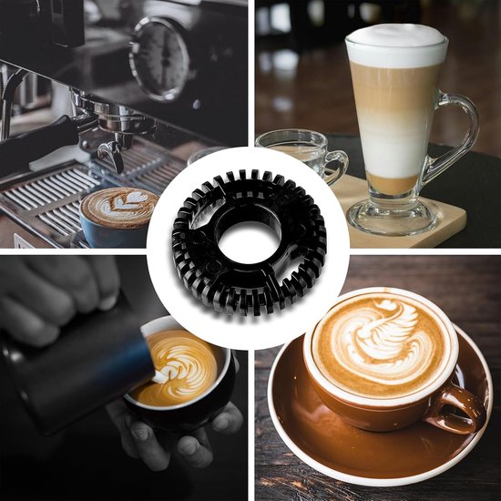 Melkopschuimer Garde - Vervangend Opzetstuk Melkopschuimer - Latte Macchiato Maken - Hittebestendig Kunststof - 95 x 66 x 07 cm — afbeelding 2