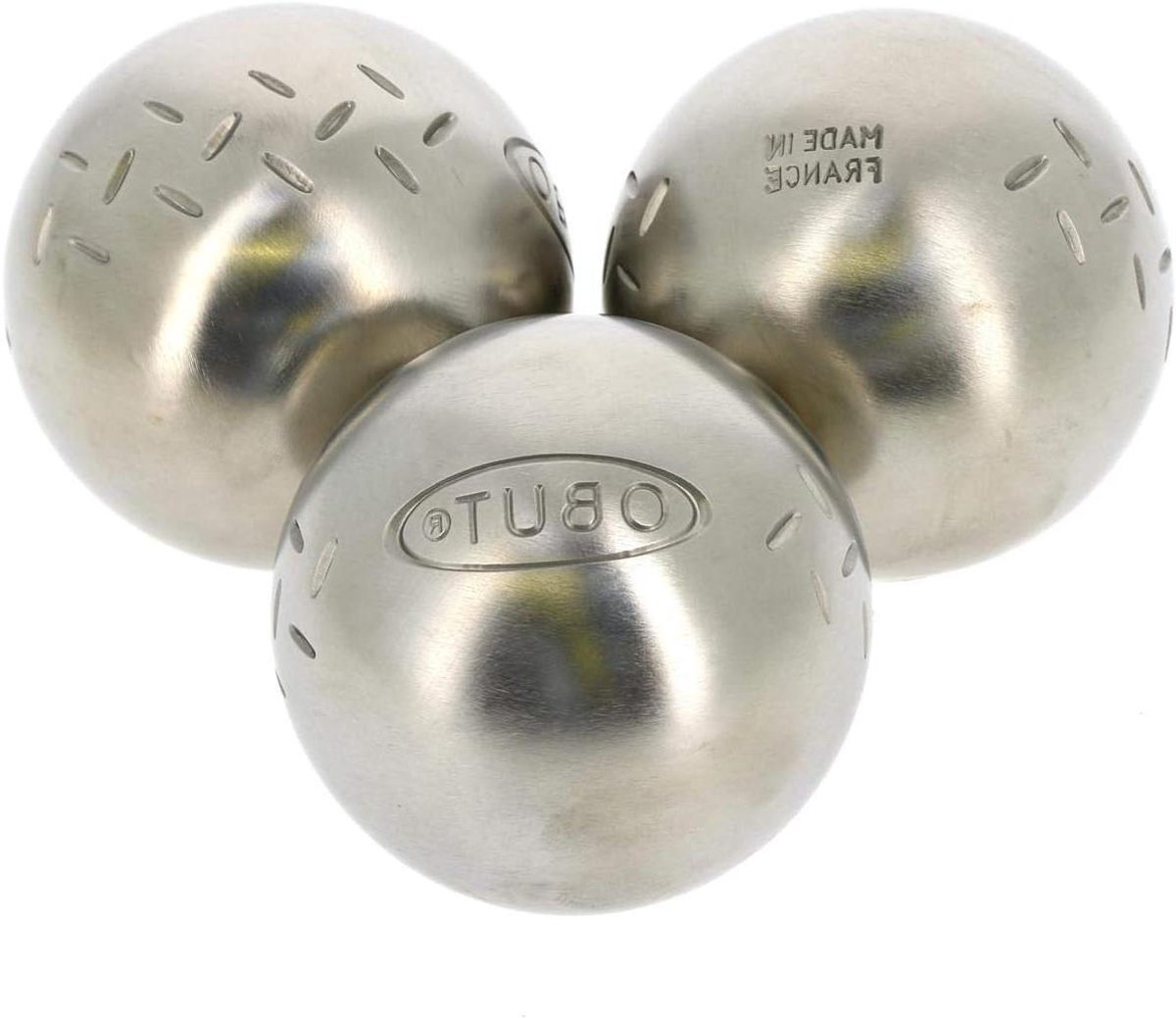 Petanque Ballen Set - Boules Ballen - Buiten Spelen - Roestvrij Staal - 66 mm - Zilver